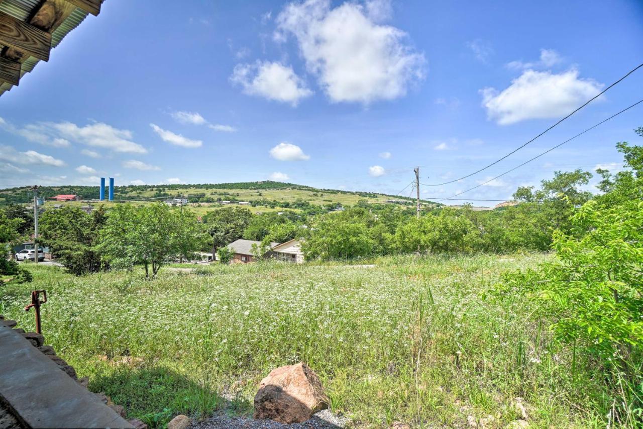 Enchanting Hilltop Cottage In Medicine Park! Dış mekan fotoğraf
